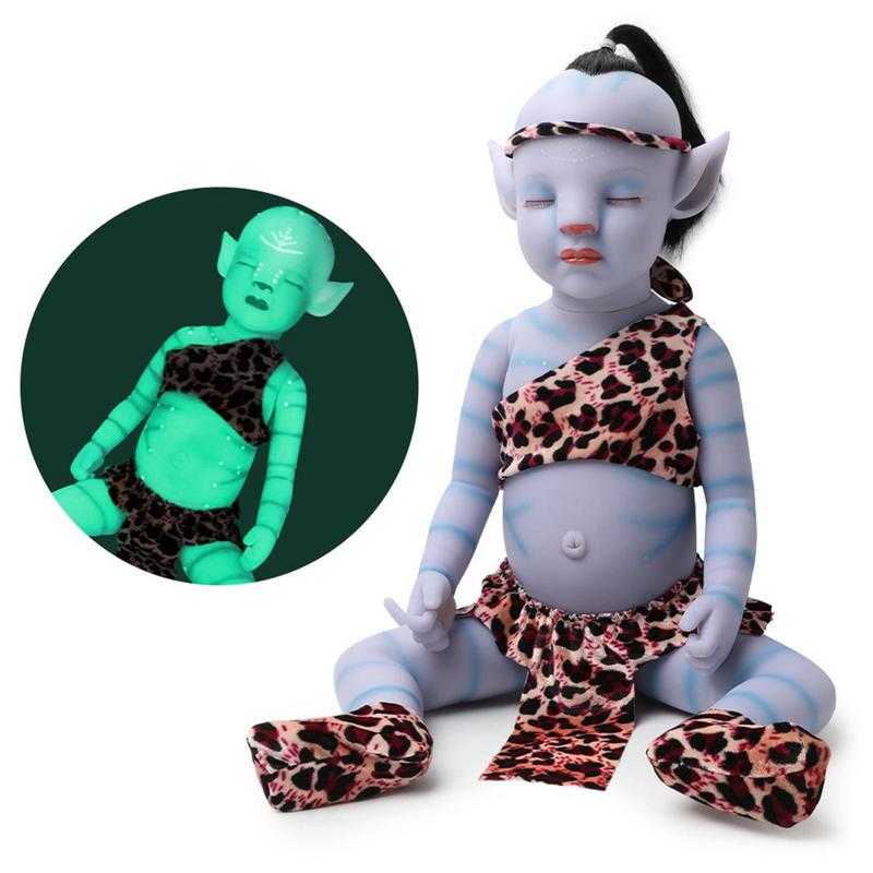 Baby Nursery Decor Girl - Neue leuchtende Avatar Reborn Puppe Kinderspielzeug