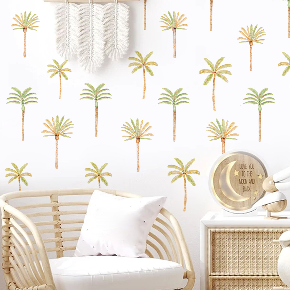 Boho Kokospalme Wandaufkleber  – Baby Nursery Decor Girl Bewertung und Preis