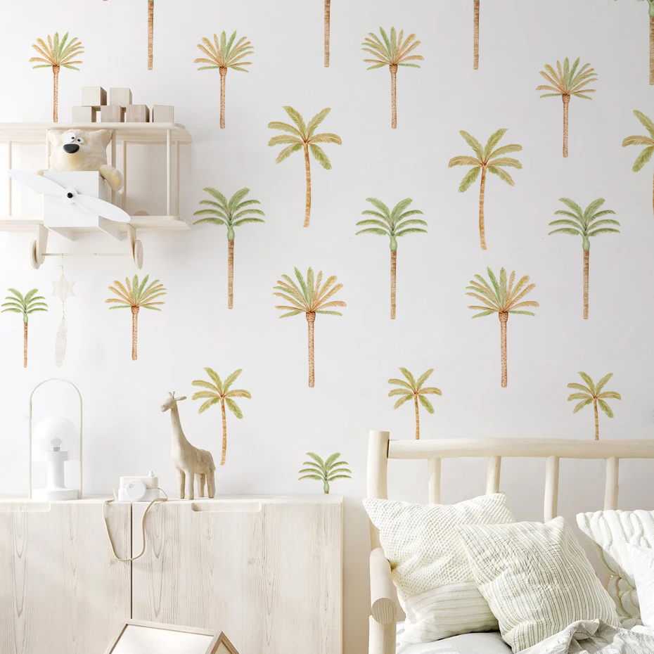 Boho Kokospalme Wandaufkleber  – Baby Nursery Decor Girl Bewertung und Preis